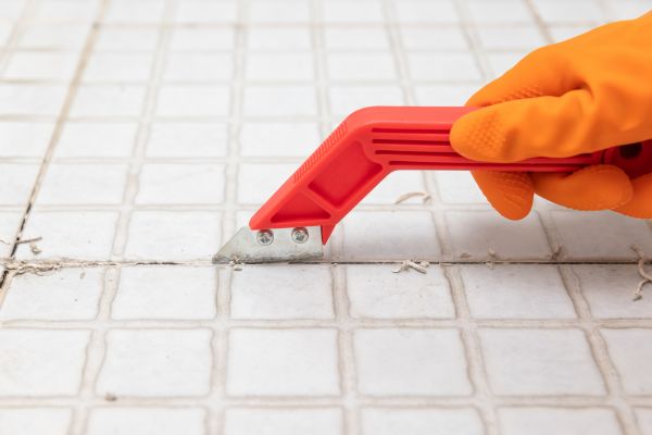 Marble Floor Regrouting