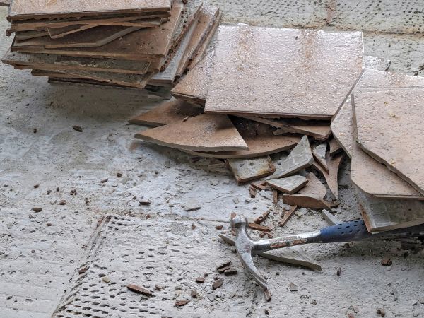 Tile Floor Removal